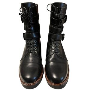 Stuart Weitzman Urbanite Combat Boots Size 7 M
